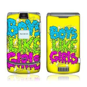   Motorola RAZR  V3 V3c V3m  Boys Like Girls  Slime Skin Electronics