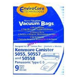   Type C Canister 5055, 50557, and 50558 Bag   9 Pack 