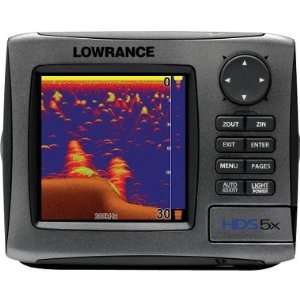  Lowrance Reconditioned HDS 5 X Sonar without Transducer 