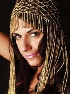 Retail to $39.99. Beaded Stretchy Cap / Head Piece. (as shown) One 