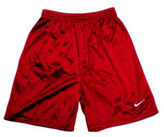 Nike Mens Maroon Cardinal Mesh Basketball Gym Shorts  