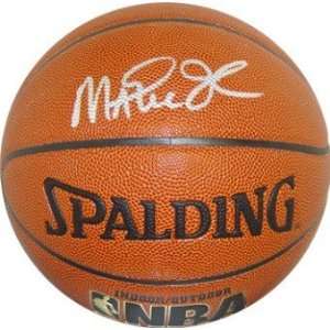 Magic Johnson Autographed/Hand Signed NBA Spalding I/O Basketball