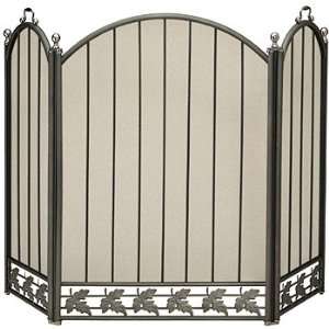  Adams Company Fireplace Screen by Achla Graphite/Pewter 25 