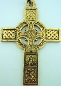 Clergy Bishops Pectoral Cross 30 Chain Celtic Irish Design Bronze 30 