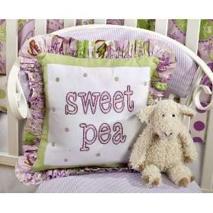 Sweet Pea Throw Pillow