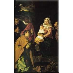  The Adoration of the Magi 10x16 Streched Canvas Art by 