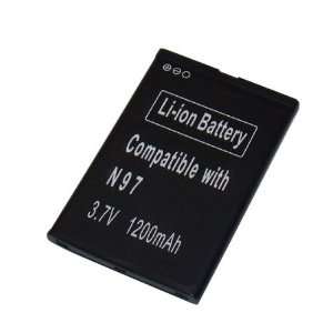   EXTENDED LIFE 1200mAh Battery for Nokia N97 Cell Phones & Accessories