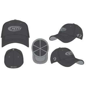  Richard Petty Motorsports #9 & #43 Grey Fitted Mens Hat 
