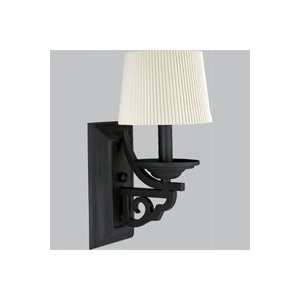 Meeting Street Forged Black One Light Wall Lamp