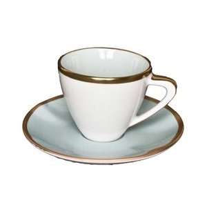  Anna Weatherley Colors Powder Blue Expresso Cup & Saucer 