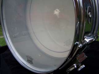 Slingerland Vintage Snare Drum Niles IL Chrome 66 zoomatic Strainer 