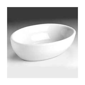  White Oval Extra Deep Baking Dishes   7 1/4 Long x 5 1/2 Wide 