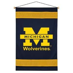 Michigan Wolverines NCAA College Bedding Wall Hanging  