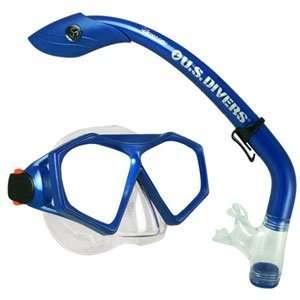  US Divers Lanai LX Kids Island Dry Silicone Mask & Snorkel 