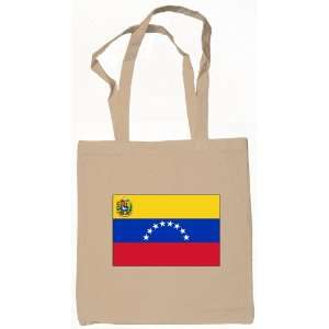 Venezuela Flag Tote Bag Natural