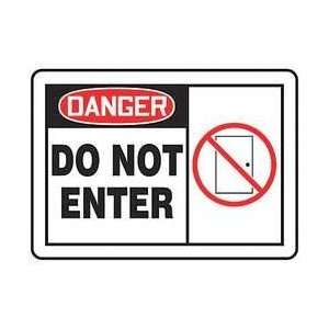  Danger Sign,10 X 14in,r And Bk/wht,plstc   GRAPHIC ALERT 