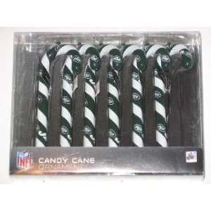 NEW YORK JETS Team Logo & Colors CANDY CANE CHRISTMAS 