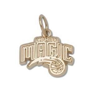  Orlando Magic 3/8 Logo Charm   Gold Plated Jewelry 