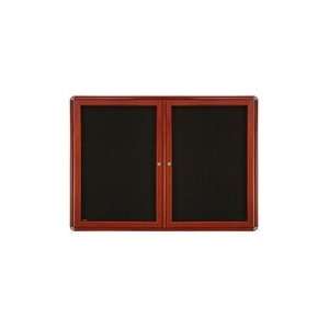 Door Ovation Changeable Letterboard Size 34 x 24, Corners Black 