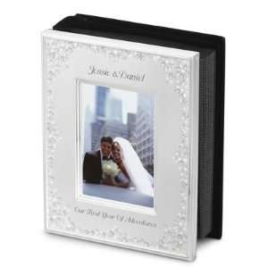  Personalized Seed Pearl Wedding 4x6 Album Gift