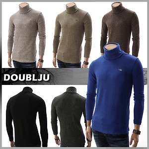 Mens Casual Knitted Turtleneck Sweater Shirt (DA15)  