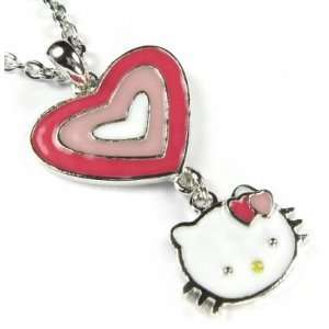  Designer Kitty Pink Heart Necklace Pendant Everything 