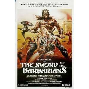  The Sword of the Barbarians Poster Movie 27x40