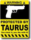 Protected By Desert Eagle Sticker Decal Case 50 44 357  