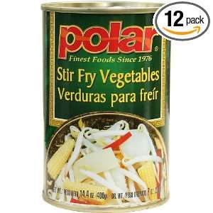 MW Polar Foods Stir Fry Vegetables, 15 Ounce Cans (Pack of 12)  