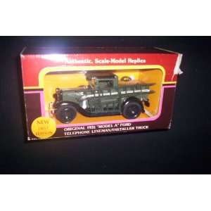  1931 MODEL A FORD 1/25 SCALE TELEPHONE LINEMAN/ INSTALLER 