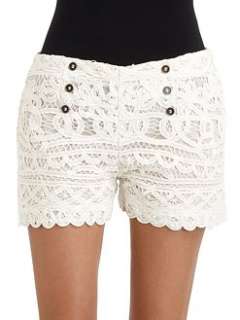 Candela   Chloe Cotton Lace Shorts