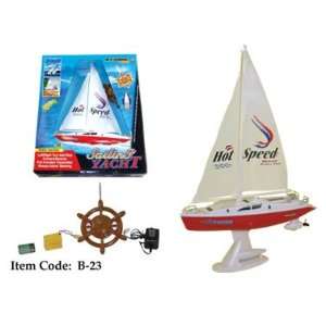    Dual Motors Remote Radio Controlled Rc Sailing Yacht Toys & Games
