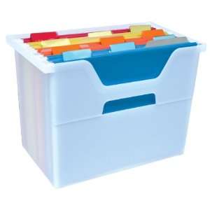  Large Open Top File Box OTFB L (103421) Clear *6 boxes 