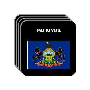  US State Flag   PALMYRA, Pennsylvania (PA) Set of 4 Mini 