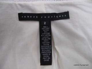 Robert Rodriguez Beige Tweed Peter Pan Collar Jacket 2  