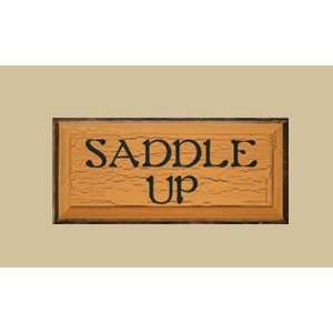  SaltBox Gifts RW818SU Saddle up Sign Patio, Lawn & Garden