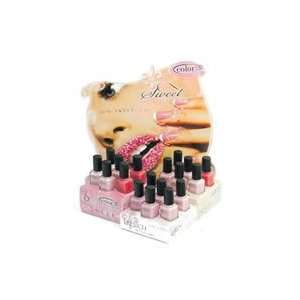 Color Club Sweet Seduction Nail Lacquer/Polish 18pc Display  3 Each of 