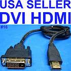 HDMI TO DVI ADAPTER CABLE COMPUTER MONITOR TV DH 3D OUT
