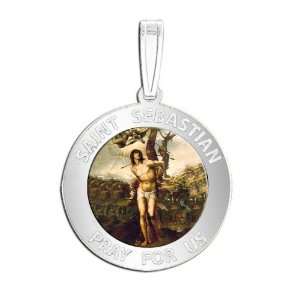  Saint Sebastian Medal Color Jewelry