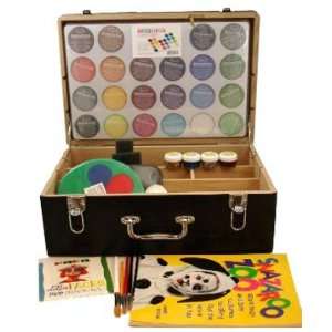   Kit Complete with Professional Wooden Case Supplies Toys & Games