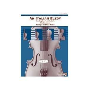  An Italian Elegy, from Symphony No. 4 Italian Conductor 