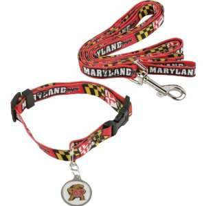    Maryland Terrapins Dog Collar & Leash Set