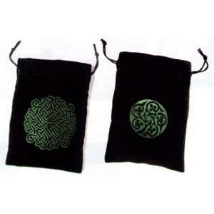  Velvet Celtic Knot Treasure Bag