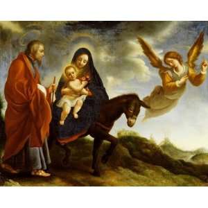     24 x 20 inches   The Flight into Egypt 