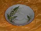 melba cornflower lily of the valley design saucer only returns