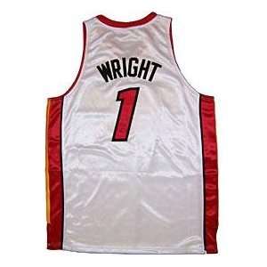 Dorell WrightAutographed Jersey Authentic White   Autographed NBA 
