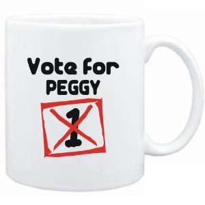    Mug White  Vote for Peggy  Female Names