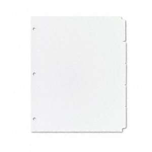   Five Tab, Letter, White, 36 Sets per Box   Pack of 5