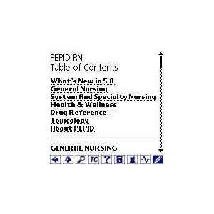  PEPID RN   Clinical Nursing Software (PalmOS) Software
