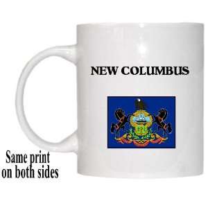  US State Flag   NEW COLUMBUS, Pennsylvania (PA) Mug 